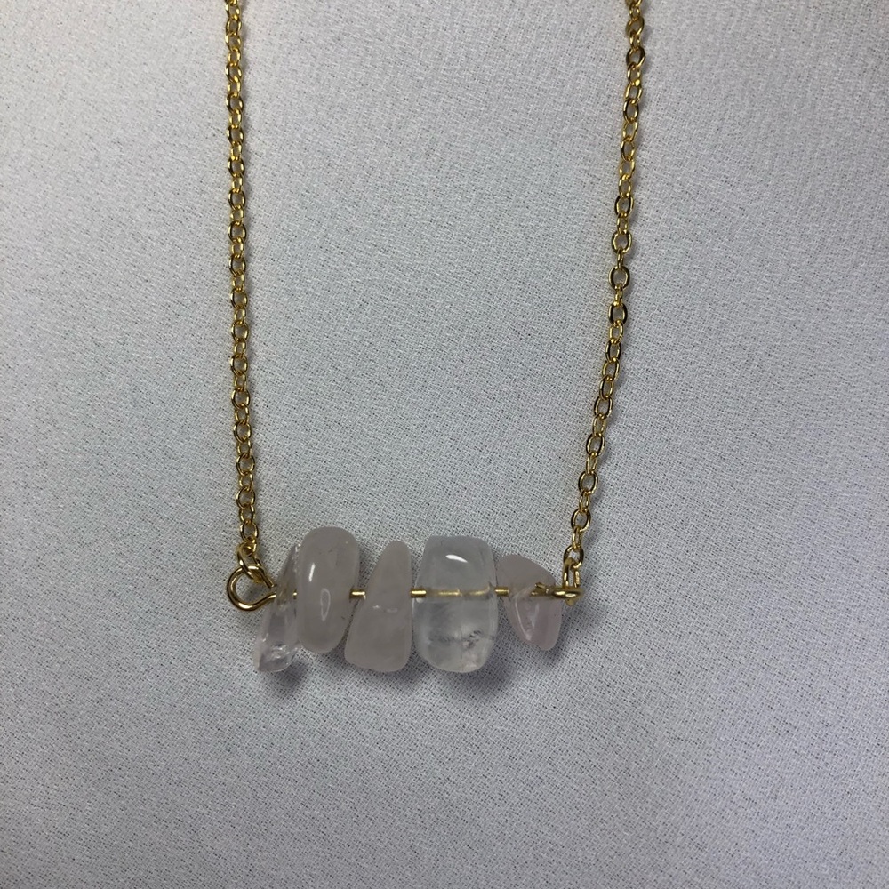 Pink and Gold Necklace